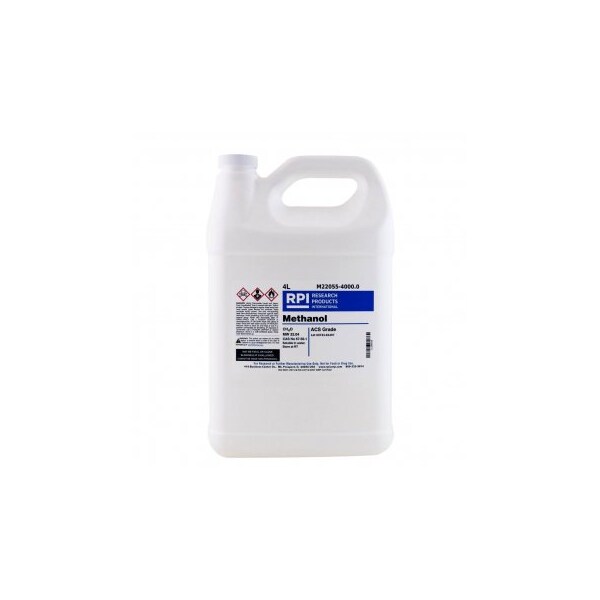 Methanol (ACS), 4 L